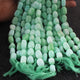 1 Strand Green Opal Smooth Tumble Shape Beads,  Plain Nuggets Gemstone Beads 11mmx9mm-14mmx9mm 13 Inches BR02828 - Tucson Beads