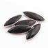 5 Pcs Black Onyx 925 Sterling Silver Faceted Marquise Shape Connector -Gemstone Connector 41mmx13mm SS570