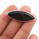 5 Pcs Black Onyx 925 Sterling Silver Faceted Marquise Shape Connector -Gemstone Connector 41mmx13mm SS570 - Tucson Beads