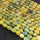 1 Strand Green&Yellow  Opal Smooth Tumble Shape Beads,  Plain Nuggets Gemstone Beads 11mmx8mm-13mmx9mm 13 Inches BR02827 - Tucson Beads