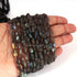 1  Strand Labradorite Faceted Oval shape  Briolettes  - Faceted Briolettes 8mmx6mm 14 Inches - BR3009
