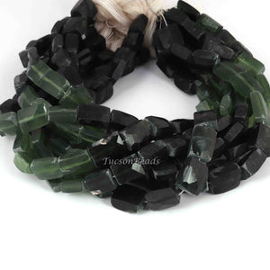 1 Strands Serpentine Faceted Rectangle Briolettes - Chicklet Beads 9mmx7mm-12mmx7mm 8 Inch BR868 - Tucson Beads