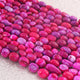 1 Strand Hot Pink Opal Smooth Tumble Shape Beads,  Plain Nuggets Gemstone Beads 8mmx7mm-14mmx8mm 13 Inches BR02840 - Tucson Beads
