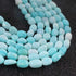 1 Strand Peru  Opal Smooth Tumble Shape Beads,  Plain Nuggets Gemstone Beads 9mmx8mm-14mmx8mm 13 Inches BR02844