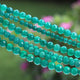 1 Strand Green Onyx Faceted Ball Beads-  Round Ball Beads 4mm-7mm 10 Inches BR516 - Tucson Beads