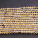 5 Long Strand Golden Rutile Faceted -Ball Beads Gemstone Ball Beads  3mm-12.5 Inches RB0266 - Tucson Beads