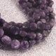 1 Strand Natural Dark Sugilite Faceted Small Coin Briolettes- Gemstone Faceted  Beads -6mm-7mm- 8 Inch BR02818 - Tucson Beads