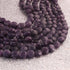 1 Strand Natural Dark Sugilite Faceted Small Coin Briolettes- Gemstone Faceted  Beads -6mm-7mm- 8 Inch BR02818