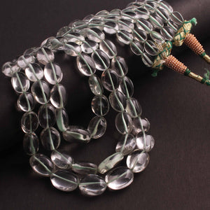 460 Carats 3 Strands Of Genuine Green Amethyst Necklace - Smooth Oval Beads - Rare & Natural Necklace - Stunning Elegant Necklace SPB0231 - Tucson Beads