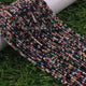 5 Long Strand Multi Stone  Faceted Beads Rondelles - Round gemstone Rondelles beads- 2mm 13 Inch Long RB0048 - Tucson Beads