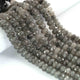 1  Strand Black Rutile Faceted Rondelles - Round Shape Rondelles - 9mm-12mm-8 Inches BR02191 - Tucson Beads