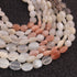 1 Strand Natural Multi Moonstone Faceted Oval Shape Briolettes- Gemstone Faceted  Beads -10mm-8mm-13mmx9mm 12 Inches BR02821