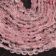 1 Strand Natural Rose Quartz Faceted Small Coin Briolettes- Gemstone Faceted  Beads -6mm-7mm- 8 Inch BR02811 - Tucson Beads