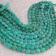 1 Strand Natural Chrysoprase Faceted Small Coin Briolettes- Gemstone Faceted  Beads -7mm-8mm- 8 Inch BR02814 - Tucson Beads