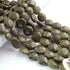 1  Strand Green Jasper  Faceted Briolettes  - Coin  Briolettes -20mmx20mm-16mmx17mm-10 Inches BR01563
