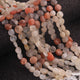 1 Strand Natural Multi Moon Stone Faceted Coin Briolettes- Gemstone Faceted  Beads -7mm-8mm- 7.5 Inch BR02820 - Tucson Beads