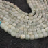 1 Strand Aquamarine Faceted Cube Box Shape Beads -3D Cube Gemstone Beads, Fine Quality Aquamarine Briolettes 6mm-7mm -8.5 Inches BR02823