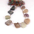 1 Strand Mix Druzy Druzzy Drusy Briolette - Mix Druzy Side Drilled Briolette 18mmx13mm-20mmx19mm -7 Inch BR1907