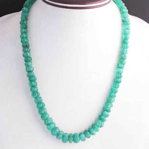 300 Carats 1 Strand Genuine Green Onyx Carved Watermelon Beads, Pumpkin Beads Necklace - Kharbuja Shape Beads - Jewelry DIY Necklace SPB0199 - Tucson Beads