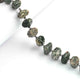 1 Strand Green Jasper Faceted Briolettes - Fancy Shape Briolettes -7mmx10mm-7mmx8mm -9 Inches BR01592 - Tucson Beads