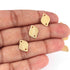 50 Pcs Designer 24k Gold Plated Fancy Beads ,Copper Fancy Design Charm,Jewelry Making 14mmx10mm GPC075