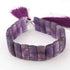 1 Strand Amethyst Fancy Chicklet shape Beads - Amethyst Faceted Rectangle Beads 21mmx9mm 8 Inches BR2228