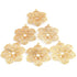 5 Pcs Beautiful Gold Flower Charm Pendant- 24k Matte Gold Plated Pendant - 46mmx40mm GPC1462