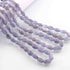 3 Long Strands Tenzanite  Smooth Briolettes -Oval Shape Briolettes - 7mmx5mm-11mmx7mm - 16 Inches BR2291