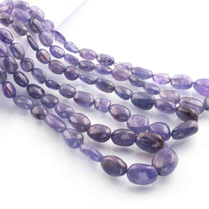 1 Long Strand Tenzanite  Smooth Briolettes -Oval Shape Briolettes -9mmx7mm-17mmx12mm -20 Inches BR01270 - Tucson Beads