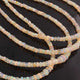 1 Long Strand Ethiopian Welo Opal Faceted Rondelles - Ethiopian Roundelles Beads 4mm-6mm 16 Inches BR03079 - Tucson Beads