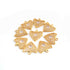 10 Pcs Beautiful Gold Fancy Charm Pendant- 24k Matte Gold Plated Pendant - 24mmx22mm GPC1389
