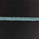 1 Long Strand Aqua Chalcedony  Smooth Briolettes -Oval Shape Briolettes - 7mmx6mm-9mmx7mm - 12.5 Inches BR0214 - Tucson Beads