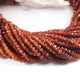 1 Strand Shaded Hessonite Rondelles - Gemstone Faceted Rondelles -4mm -13 Inch RB0415 - Tucson Beads