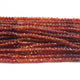 1 Strand Shaded Hessonite Rondelles - Gemstone Faceted Rondelles -4mm -13 Inch RB0415 - Tucson Beads