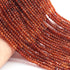 AAA  Shaded Hessonite Micro Faceted 3mm Beads RB0415