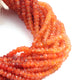 1 Strand Shaded Carnelian Rondelles - Gemstone Faceted Rondelles 5mm - 13 Inch -  RB0368 - Tucson Beads