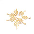 5 Pcs Beautiful Gold Leaf Charm Pendant- 24k Matte Gold Plated Leaf Pendant - 39mmx13mm GPC1461