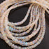 1 Long Strand Ethiopian Welo Opal Faceted Rondelles - Ethiopian Roundelles Beads 3mm-6mm 17 Inches BR03077