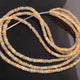 1 Long Strand Ethiopian Welo Opal Faceted Rondelles - Ethiopian Roundelles Beads 3mm-6mm 16 Inches BR03075 - Tucson Beads