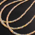 1 Long Strand Ethiopian Welo Opal Faceted Rondelles - Ethiopian Roundelles Beads 3mm-6mm 16 Inches BR03075