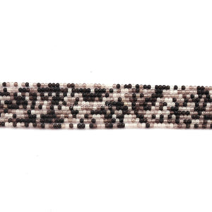 5 Long Strands Mix Stone Rondelles Faceted Beads -Round  Rondelles -  2mm 13 inch RB212 - Tucson Beads