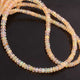 1 Long Strand Ethiopian Welo Opal Faceted Rondelles - Ethiopian Roundelles Beads 3mm-6mm 16 Inches BR03084 - Tucson Beads