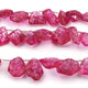 1 Long Strand Pink Crystal Faceted Briolettes -Fancy Shape  Briolettes 28mmx26mm-13mm -7.5 Inches BR0262 - Tucson Beads