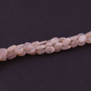 1 Strand Silverite Moonstone Beads Briolette, Oval Smooth Beads, Silverite Beads, Gemstone Briolettes  11mmx7mm-8mmx7mm 13 Inches,  BR3150 - Tucson Beads