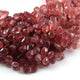 1 Strand Strawberry Quartz  Faceted Briolettes -Pear Shape Briolettes - 8mmx5mm-10mmx6mm - 8 inch BR01123 - Tucson Beads