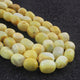 1 Strand Top Quality Yellow Opal Smooth  Tumble Nuggets Shape Beads Briolettes 7mmx7mm-15mmx11mm- 16 Inches BR02486 - Tucson Beads