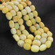 1 Strand Top Quality Yellow Opal Smooth  Tumble Nuggets Shape Beads Briolettes 7mmx7mm-15mmx11mm- 16 Inches BR02486 - Tucson Beads
