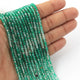 5 Long Strand Shaded Green Onyx Faceted Beads Rondelles - Round gemstone Rondelles beads- 3mm 13 Inch Long RB0322 - Tucson Beads