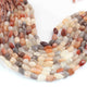 1  Strand Multi Moonstone Smooth Oval Shape Beads -Gemstone Oval Briolettes 10mmx8mm-15mmx8mm 13 inch br01802 - Tucson Beads