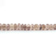 1 Strand Smoky Quartz Faceted Rondelles Beads Briolettes - 8mm-15mm - 8 Inches BR02193 - Tucson Beads